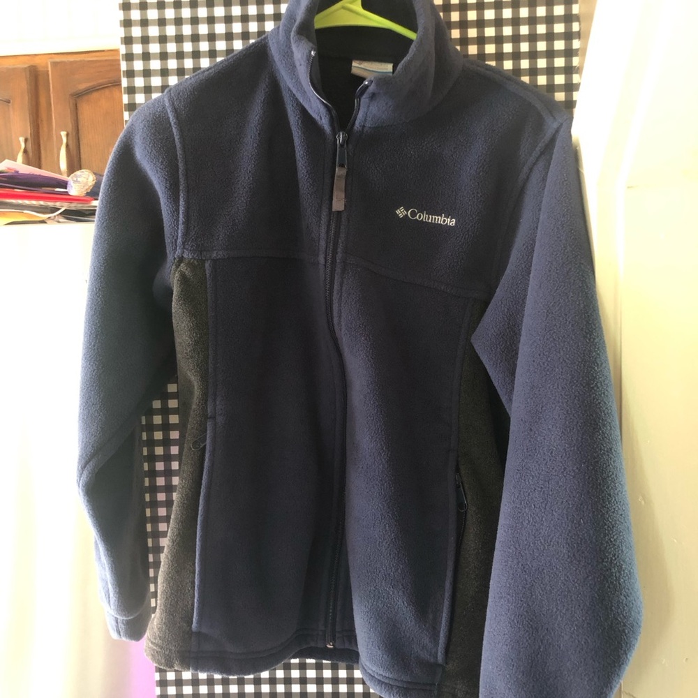 Columbia Youth large 14/16 blue and gray jacket